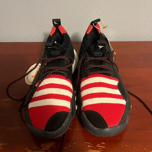 adidas Other - adidas Red and Black Athletic Shoes Trae Young Chinese Year